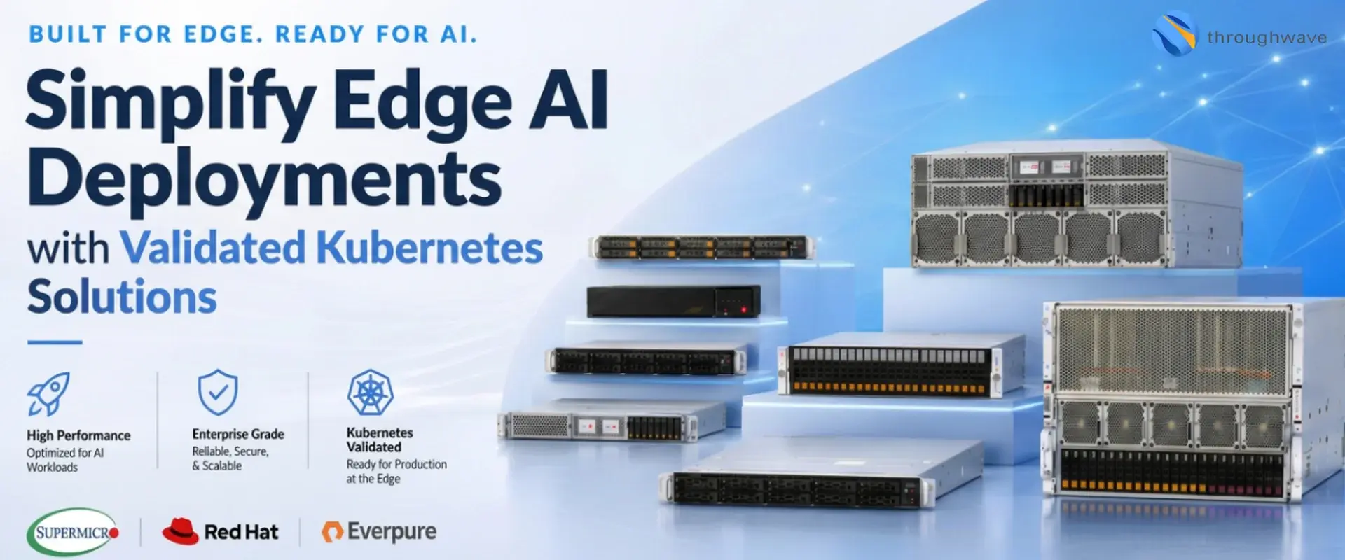 Supermicro เปิดตัวโซลูชัน Kubernetes Edge AI สำเร็จรูป ร่วมกับ Red Hat และ Everpure